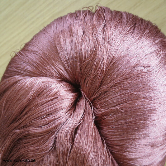 blass zimt Seidengarn zum Weben aus japanischer Obi Werkstatt