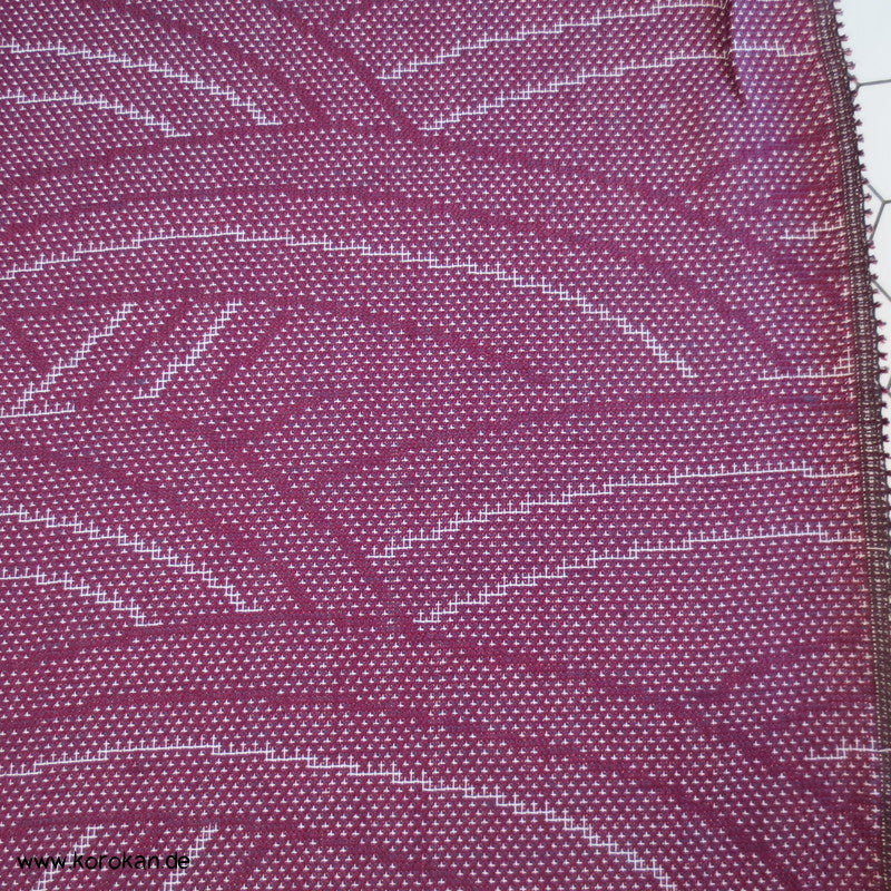 Welle Wollmischgewebe Kimono Jacquard