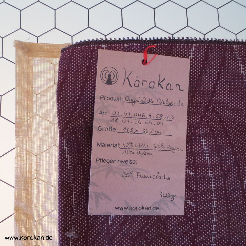 Welle Wollmischgewebe Kimono Jacquard