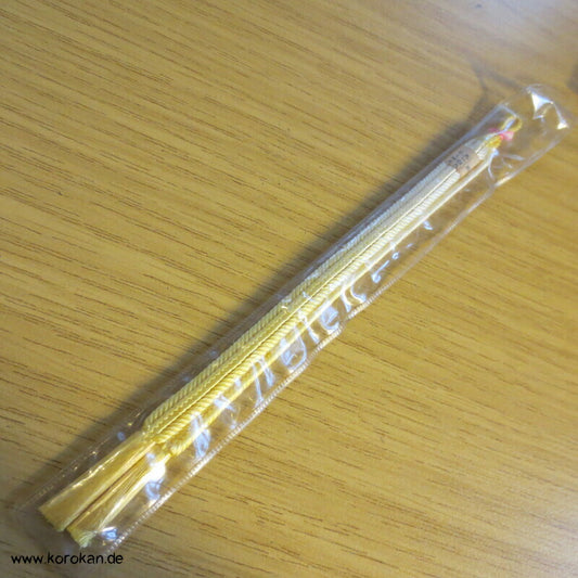 Haori Himo - Seide, Verlauf gelb - weiß