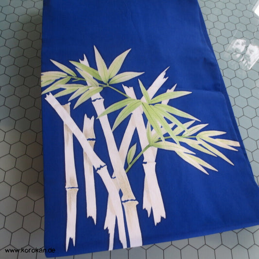 Nagoya Obi Kimono Gürtel Seidenrips bemalt mit Bambus