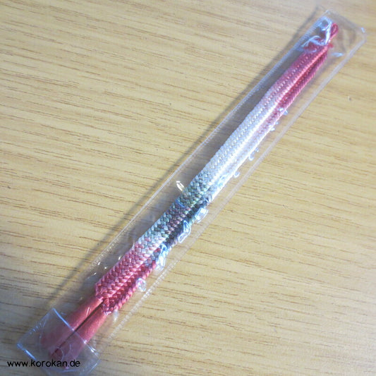 Haori Himo - Seide, Farbverlauf pink flaschengrün