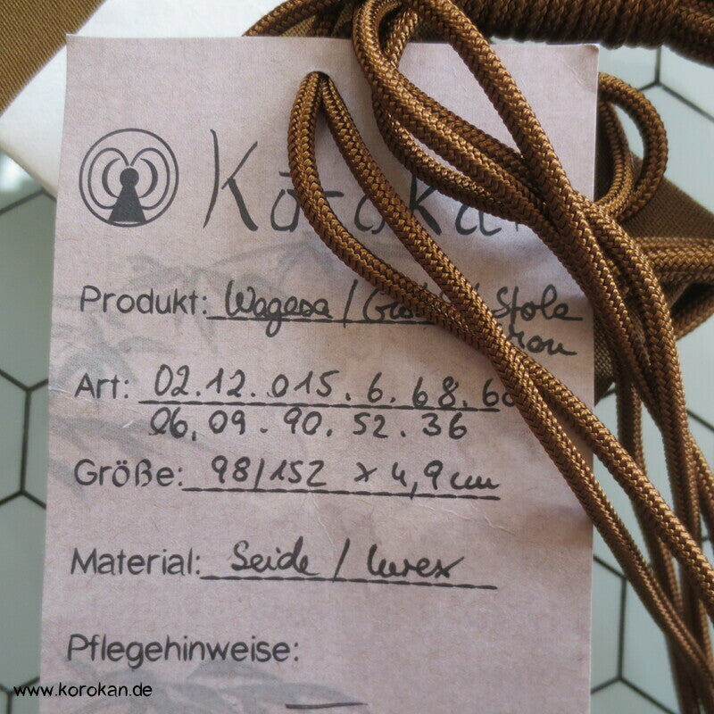 Wagesa - Priester Stola oder Gürtel, Seidenbrokat
