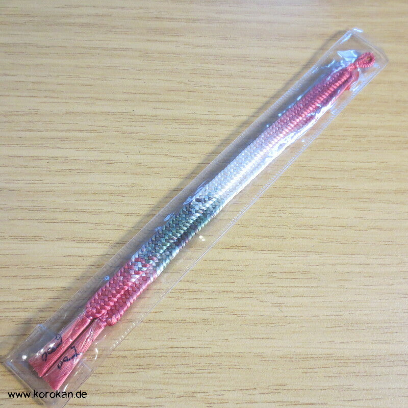 Haori Himo - Seide, Farbverlauf pink flaschengrün
