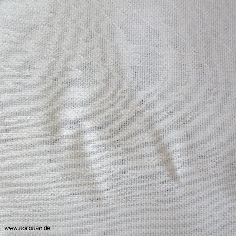 Woll Jacquard Decoupé Blätter in hell Kimono Sommer Stoff