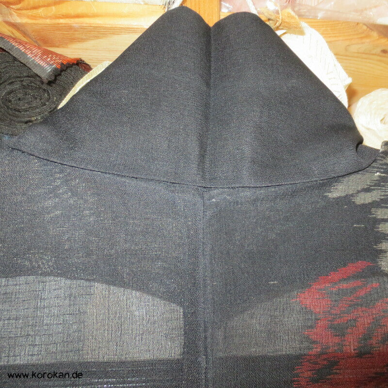 Kasuri Kraniche Hitoe Kimono, Sha Organza Seide