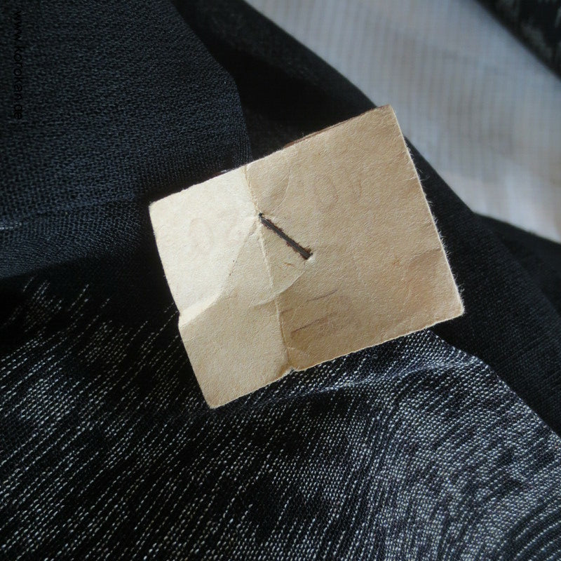 Kasuri Kraniche Hitoe Kimono, Sha Organza Seide