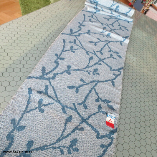 Shibori Imitat Zweige Druck Acetat / Rayon Kimono Stoffrolle