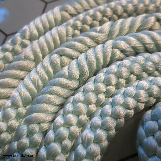 hellblauer Kordel Obijime, Seide