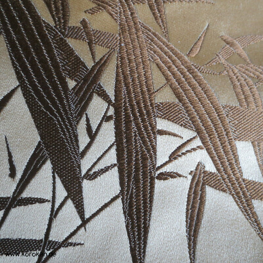 feiner Bambus Maru Obi in Satin gewebt