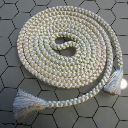 blasshellblauer Kordel Obijime, Seide