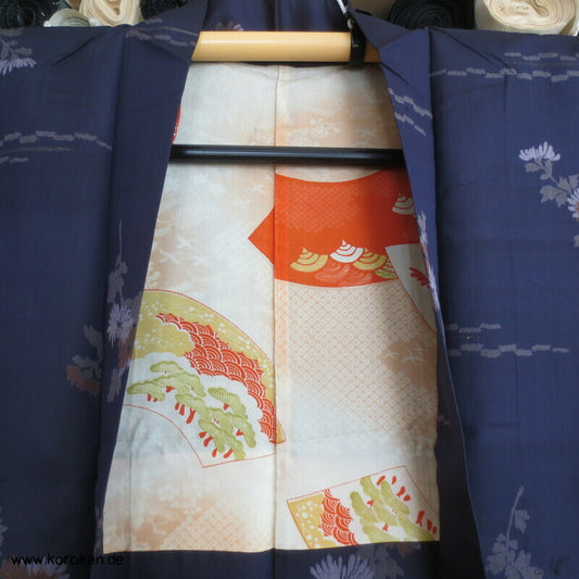 Mitternachts Chrysanthemensträuße Haori