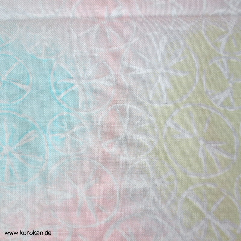 Ackerwinde Juban Kimono Wollmusselin Rest