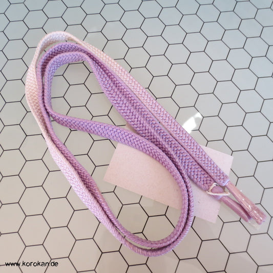 Verlauf flieder Obijime, geflochten