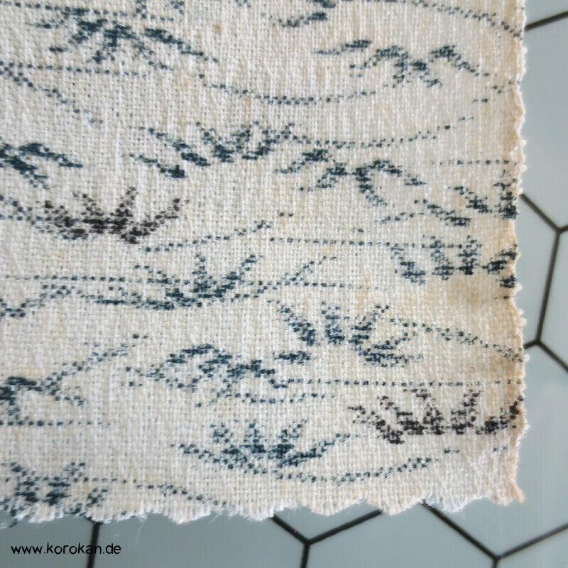 Bambusdruck Baumwolle/ Woll Kimono Krepp