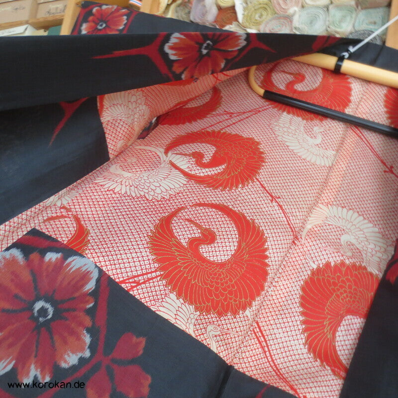 Meisen Kikko Kiku Haori mit Kranichfutter