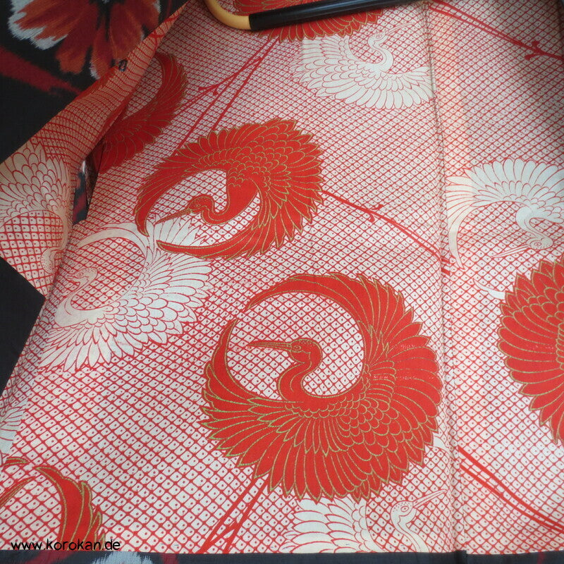 Meisen Kikko Kiku Haori mit Kranichfutter