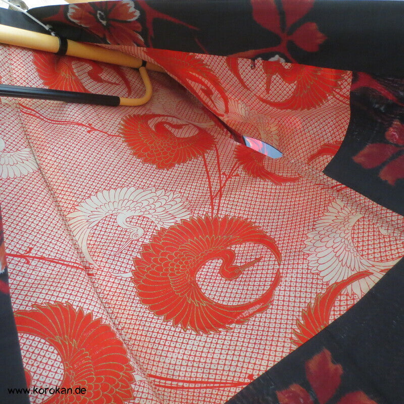 Meisen Kikko Kiku Haori mit Kranichfutter