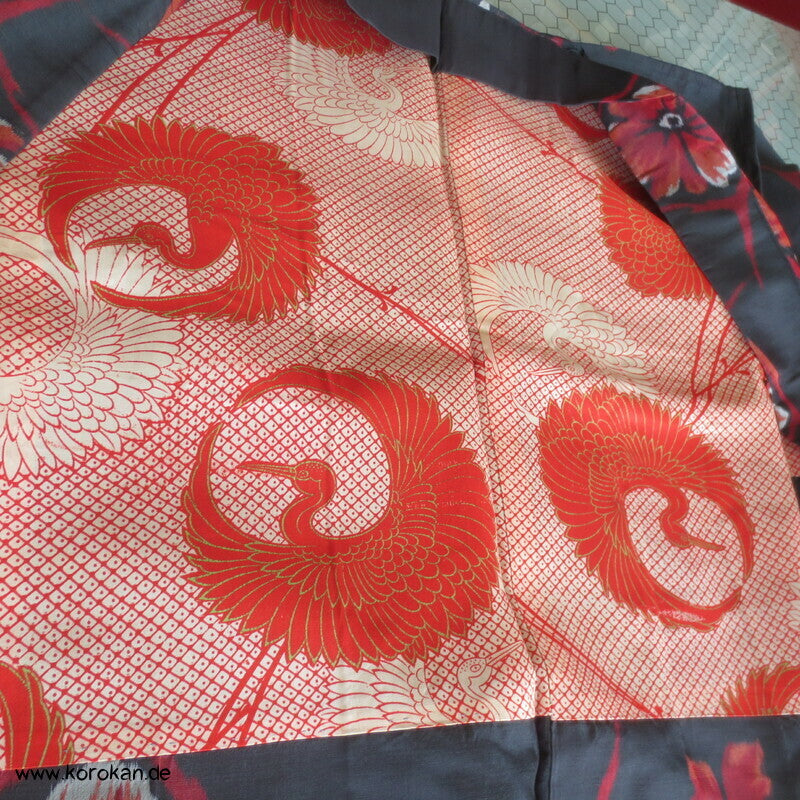 Meisen Kikko Kiku Haori mit Kranichfutter