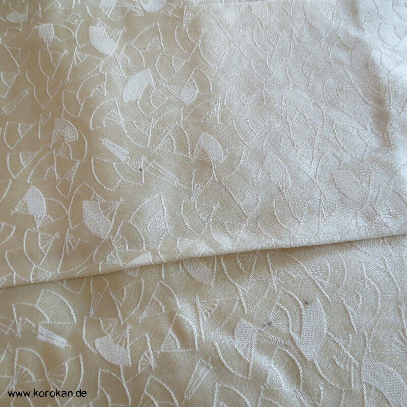 Golddruck und -stickereirondelle Chu Furisode Seidendamast Kimono