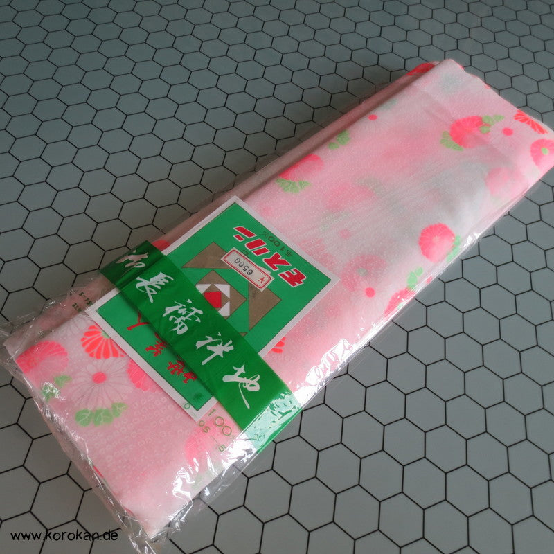 Neon Chrysanthemen Juban Kimono Wollmusselin
