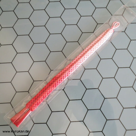 Haori Himo - Seide, Farbverlauf persimmon - hellrosa