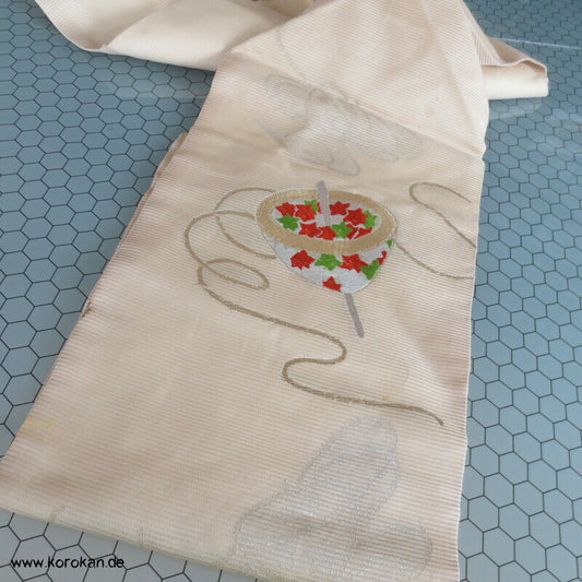 Kreisel Nagoya Obi Sommer Kimonogürtel, sommerliches Drehergewebe