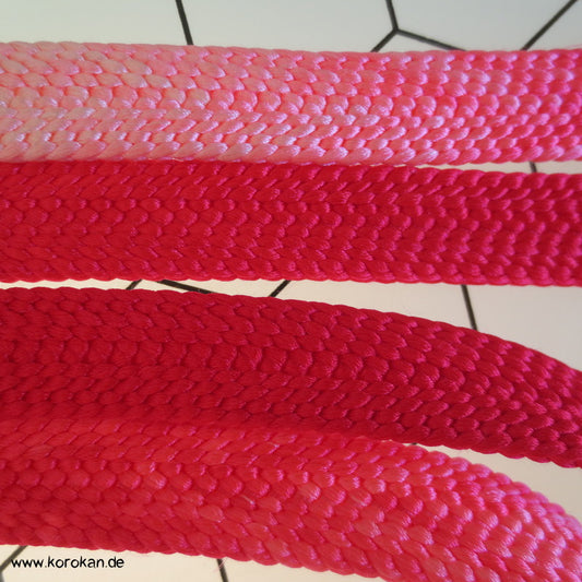 rosa - pink Koi Obijime, geflochten