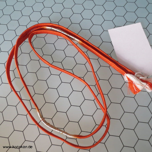 persimmon, bunt Koi, Obijime, geflochten