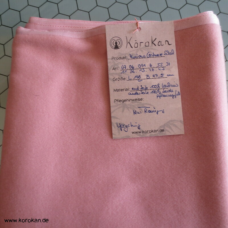 Kaschmir Kimono Schal, seidengefüttert