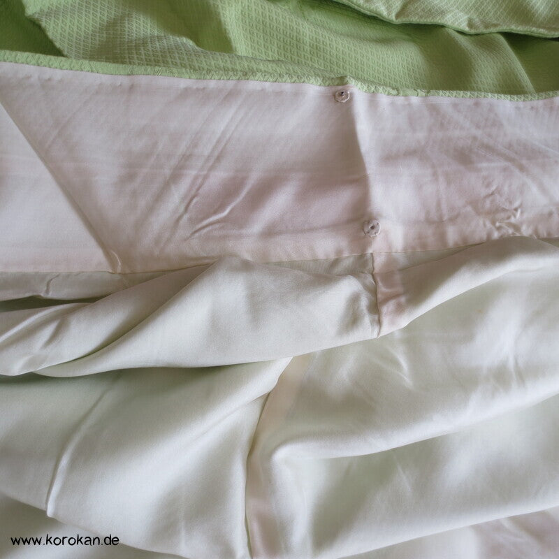Iromuji Kimono Seidendamast, limone Hitta Kanoko