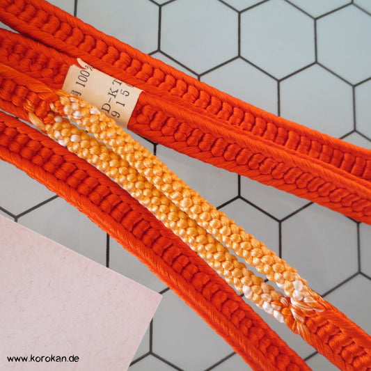 persimmon, lachs Koi, Obijime, geflochten, geteilt