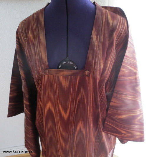 annual growth Muster Seide Michiyuki Regenmantel