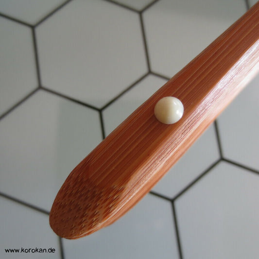 Kanji Zeichen und Stempel Fächer - Papier / Bambus