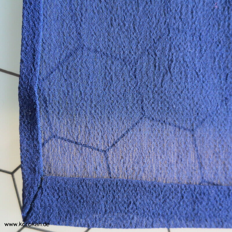 Blüten Rondelle Hitoe ungefütterter Kimono, Jacquard Decoupè