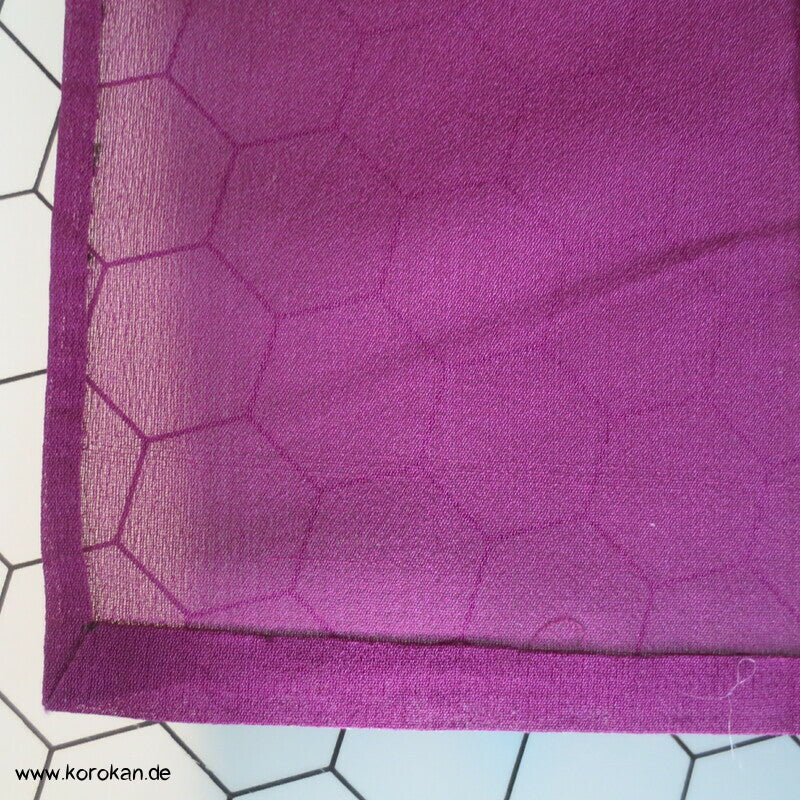 Libellen, Asanoha Geflecht Hitoe Seiden Jacquard Decoupé Kimono