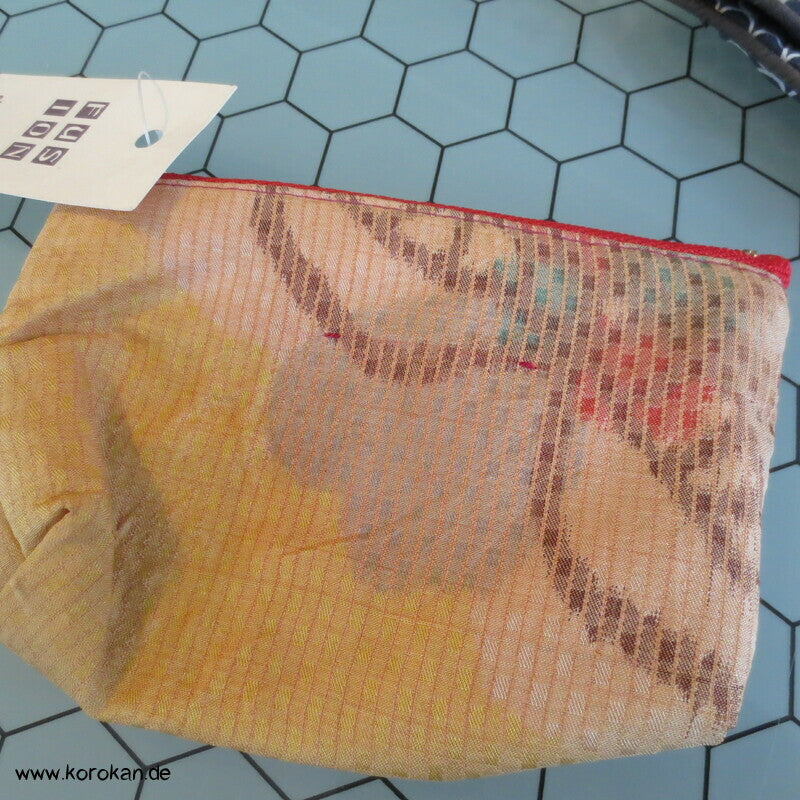 japanische Upcycling Meisen Tasche mit Reißverschluss, Varianten