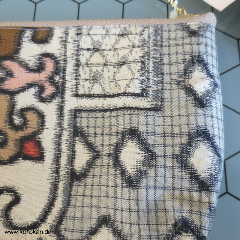 japanische Upcycling Meisen Tasche mit Reißverschluss, Varianten