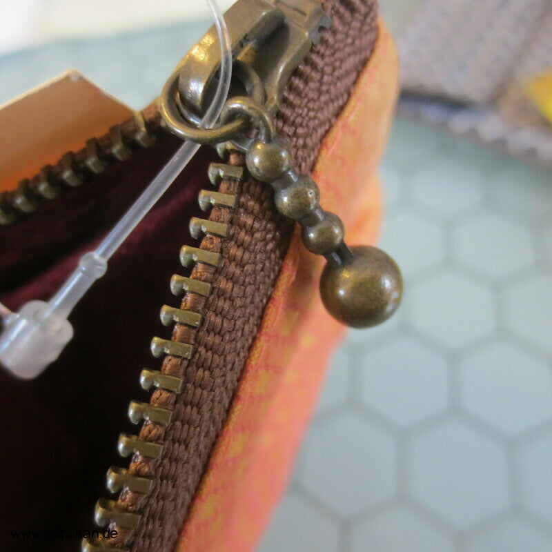 japanische Upcycling Meisen Tasche mit Reißverschluss, Varianten