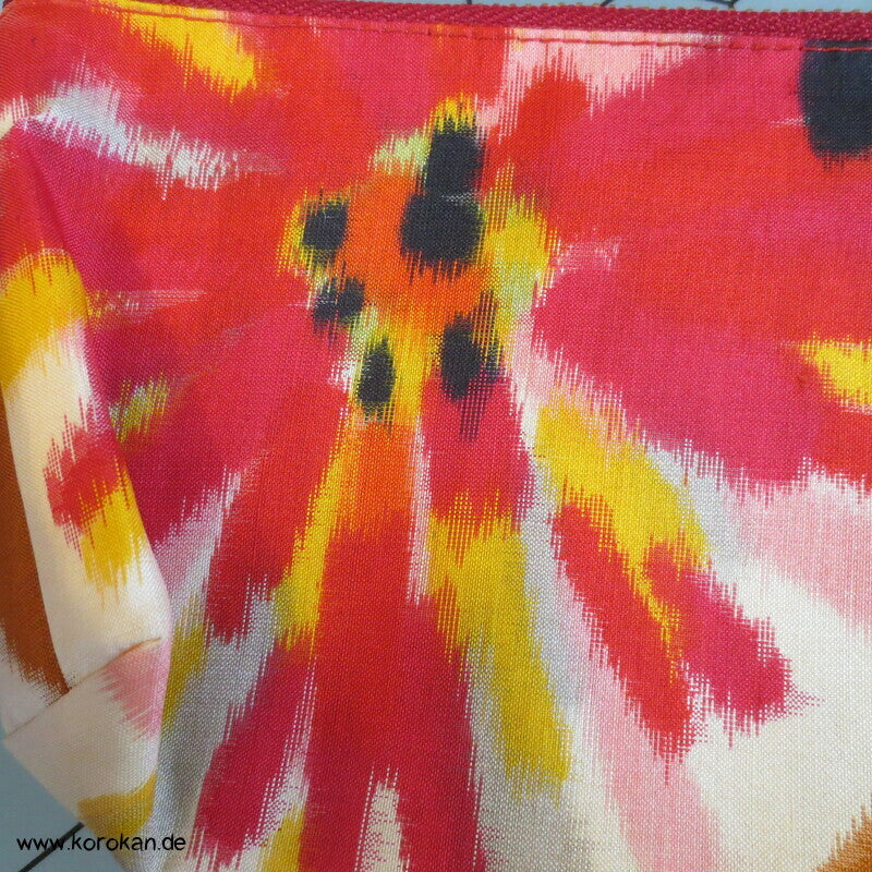 japanische Upcycling Meisen Tasche mit Reißverschluss, Varianten