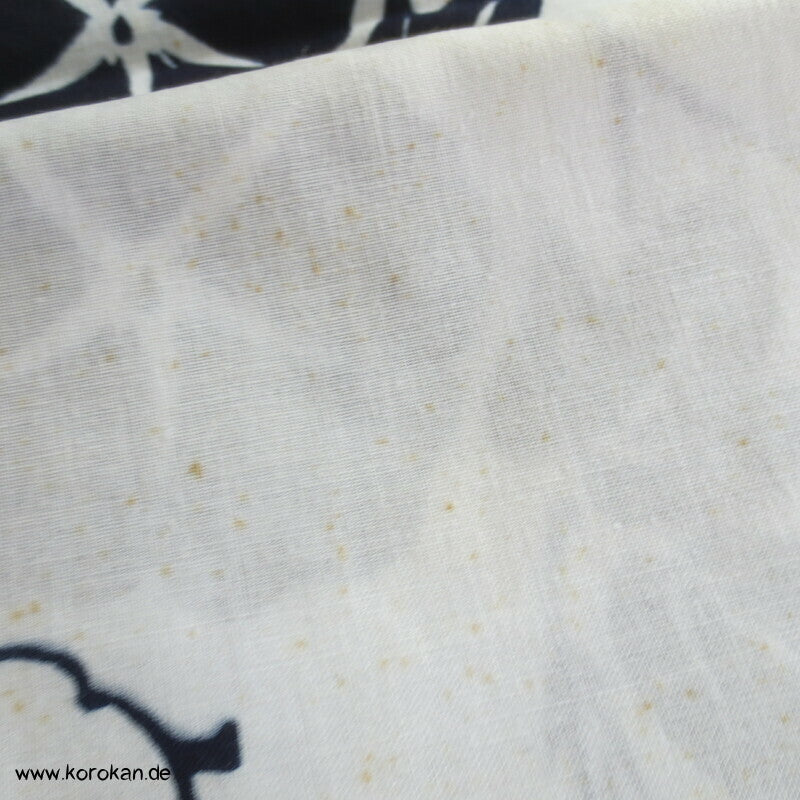 Ackerwinden Blaudruck Yukata Kimono Baumwoll Stoff