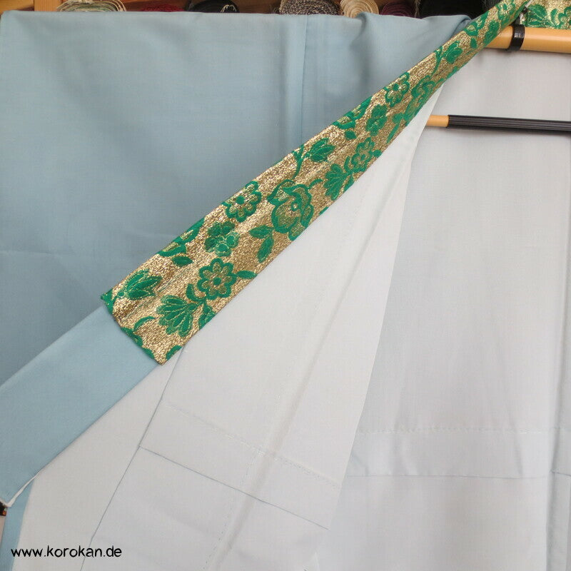 wilde Wellenkämme Hitoe Hakama Ue kurzer Kimono