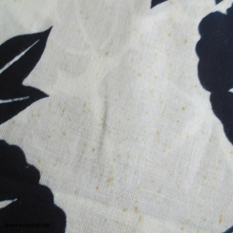 Ackerwinden Blaudruck Yukata Kimono Baumwoll Stoff