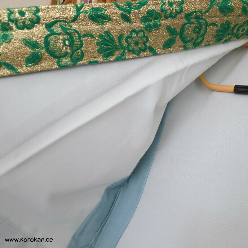 wilde Wellenkämme Hitoe Hakama Ue kurzer Kimono
