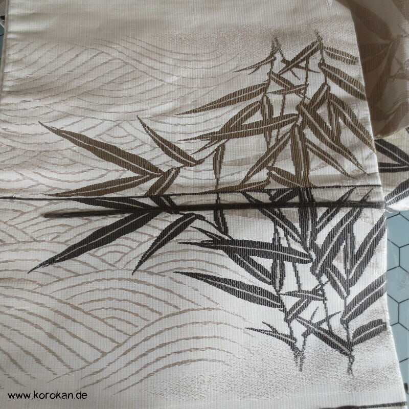 Bambus gewebt Nagoya Obi, defekt, nur Material