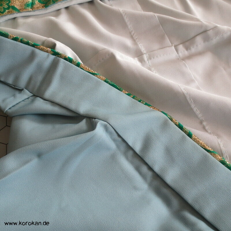 wilde Wellenkämme Hitoe Hakama Ue kurzer Kimono