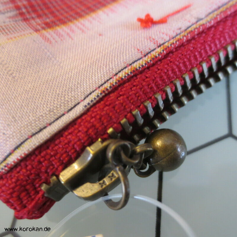 japanische Upcycling Meisen Tasche mit Reißverschluss, Varianten