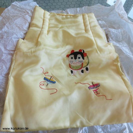 japanische Säuglings Chanchanko gefütterte Weste, gestickter Spielzeugtiger