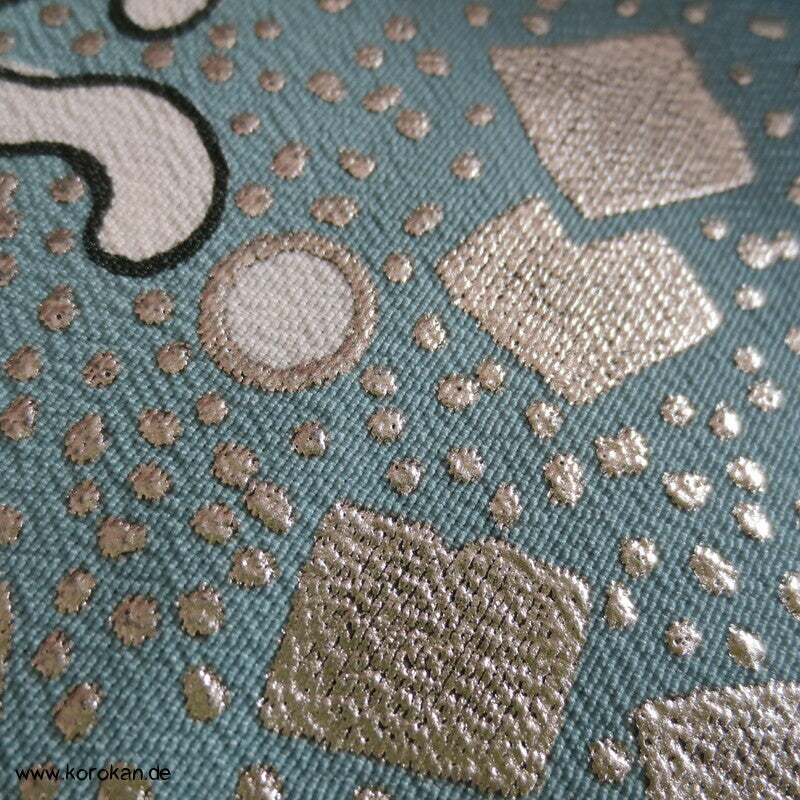 wilde Wellenkämme Hitoe Hakama Ue kurzer Kimono