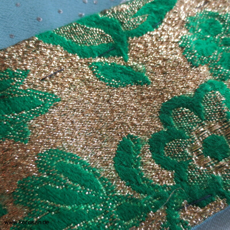 wilde Wellenkämme Hitoe Hakama Ue kurzer Kimono